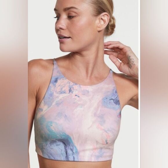Victoria's Secret Other - Victoria’s Secret Cotton Candy Marble Tie Dye Bra Top size M
